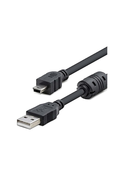 Hadron HDX7538 5 Pin Plastik 1.5 M V3 Uclu Yazıcı Şarj Ve Data Kablosu Siyah