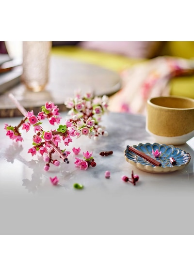 LEGO® Botanicals Kiraz Çiçekleri Kutlama Hediyesi 40725 - 8 Yaş ve Üzeri Çocuklar için Yaratıcı Oyuncak Yapım Seti (430P)