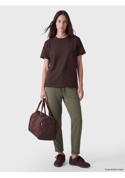 Lcw Modest Yeşil Soft Touch Kadın Eşofman Altı