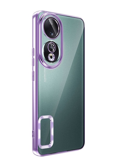 Goocamp Honor 90 Kılıf Kamera Korumalı Logo Gösteren Omega Kapak - Sierra Mavi Sierra Mavi