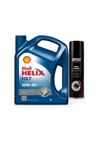Shell Helix Hx7 10W-40 Motor Yağı 4 L+ Balata Spreyi 500 ML