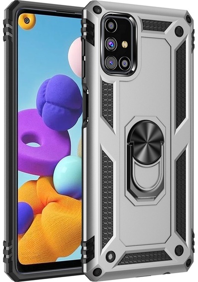 Samsung Uyumlu Galaxy M51 Kilif Zirhli Miknatisli Standli Tank Kapak 399067527