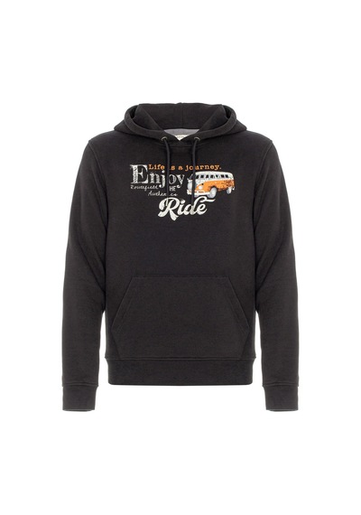 Routefield Hyper Erkek Sweatshirt Siyah Siyah