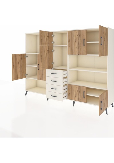 Hyperion Dolap 9 Raflı 4 Çekmeceli 8 Kapaklı 220x44x163 Aytaşı-ça Aytaşı-çam/aytaşı Hyperion Dolap 9 Raflı 4 Çekmeceli 8 Kapaklı 220x44x163 Aytaşı-ça Aytaşı-çam/aytaşı