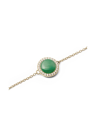 Audrey Bracelet Jade Gold Altın