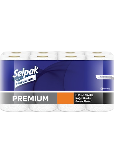 Selpak Professional Premium Rulo Kağıt Havlu 8'li