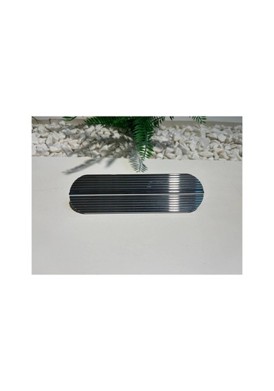 Poli C Metal Kulp 96mm Krom Dolap Kapak Tv Ünite Modern Çekmece Mobilya Komodin Konsol Gümüş