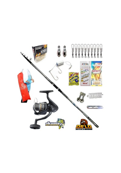 Revenger Rv-65 Oslo Crome 420cm 70-250gr Profesyonel Surf Kıyı Olta Takımı Seti