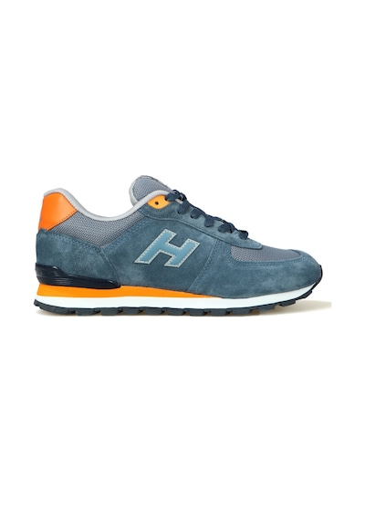 Hammer Jack 102 19250- Mavi-turuncu %100 Hakiki Deri Erkek Spor Ayakkabı Mavi