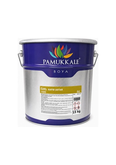 Pamukkale 1690 Rapid Özel Endüstriyel Astar 15 Kg Gri Diğer