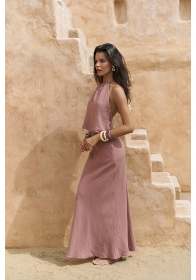 Mai Collection Mai Studios Co. Malmvira Açık Bordo Keten Crop Etek Takım Acık Bordo Mai Collection Mai Studios Co. Malmvira Açık Bordo Keten Crop Etek Takım Acık Bordo