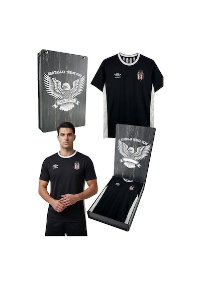 Beşiktaş Lisanslı Umbro Siyah Forması Lazer Kutu