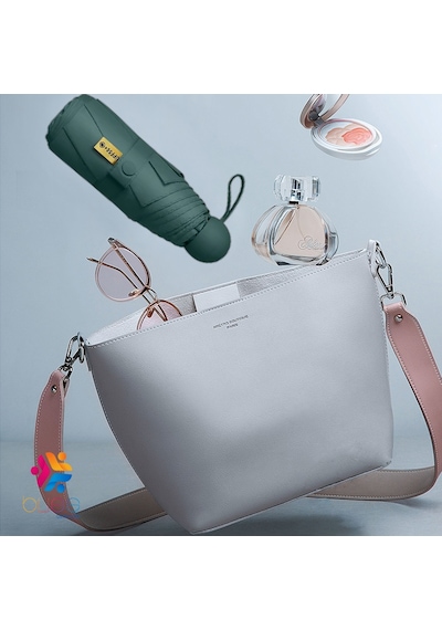 Bliss Umbrella 8 Telli Kapsül Şemsiye Mor