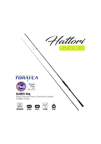 Fujin Madcast 270cm 9-34gr Spin Kamışı 270 CM