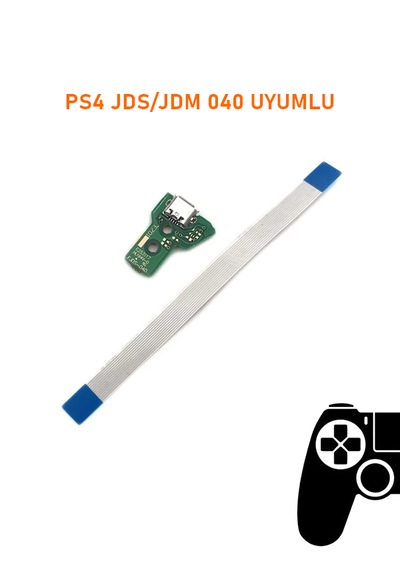 Ps4 V2 Kollar İle Uyumlu Jds Jdm 040 Usb Port Soket & 12 Pın Flex