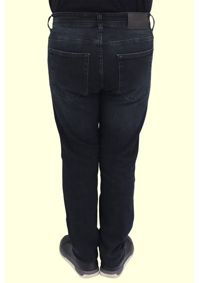 Denim Cartel Dmc Tekstil Erkek Füme 1004 Yüksek Bel Normal Kesim Boru Paça Jean Pantolon
