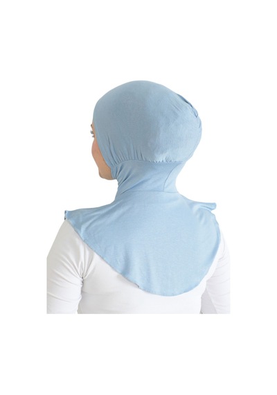 Modish Group Kadın Boyunluklu Hijab Tesettür Pratik Spor Bone - Sarı Mavi