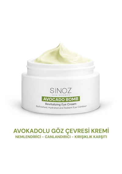 Sinoz Avokado Bomb Nemlendirici Canlandırıcı Göz Kremi 15 ML
