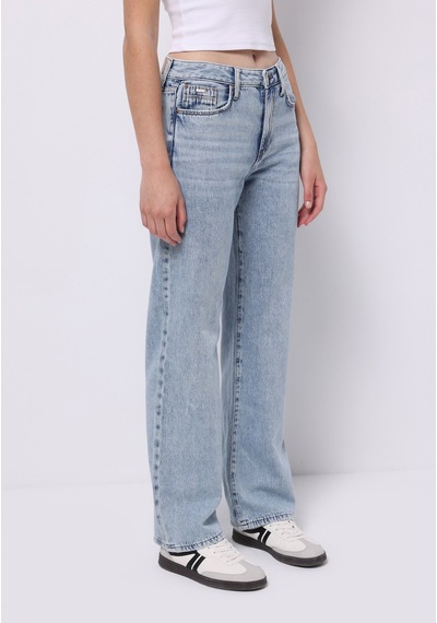 Colin's Colins Straight Fit Orta Bel Düz Paça Kadın İndigo Jean Pantolon Cl1075119 Q1.v1 Dn44373 Yeşil