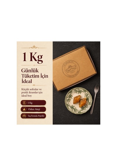 Cevizli Köy Baklavası 1 Kg + Kıymalı Boşnak Böreği 1 Kg - 922509858