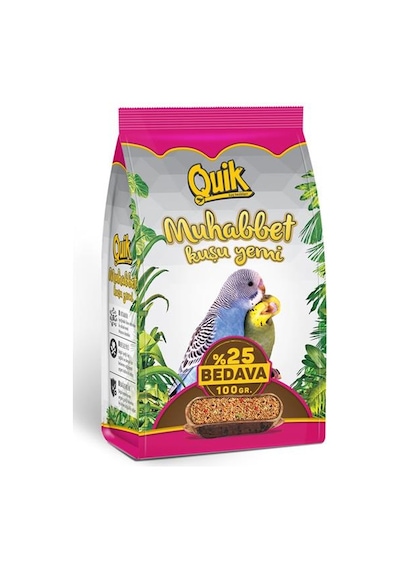 Quik Muhabbet Kuş Yemi 500 G