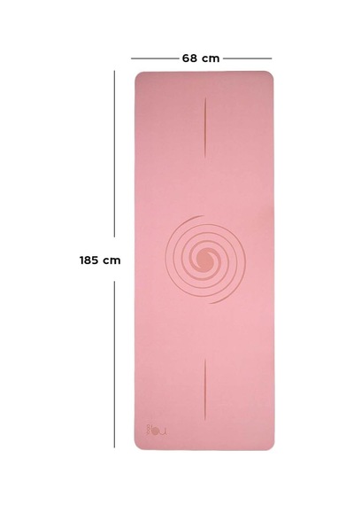Master Serisi Kaydırmaz Yoga Matı-pudra Çok Renkli