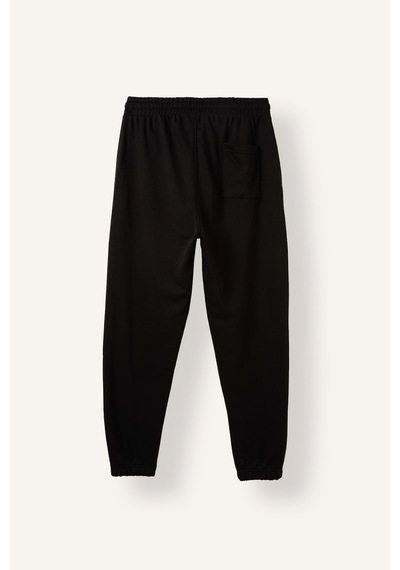 Defacto Slim Fit Bağcıklı Fermuar Cepli Pike Jogger Eşofman Altı E9427ax26aubk81 Siyah-bk81