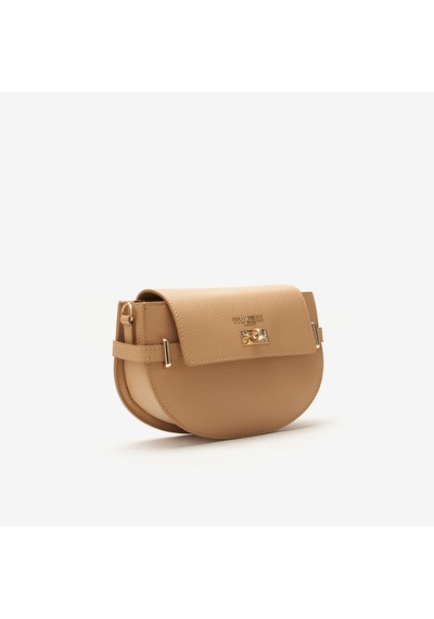 D81 Warm Beige Omuz Çantası Kadın Madame Bag Piumelli Milano Bej