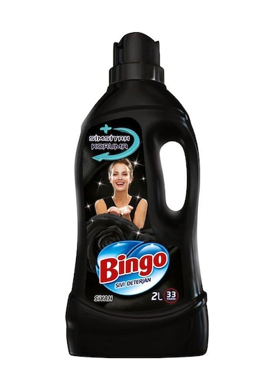 2 Adet Bingo Sıvı Bakım Deterjanı Siyahlar 33 Yıkama 2000 Ml Diğer