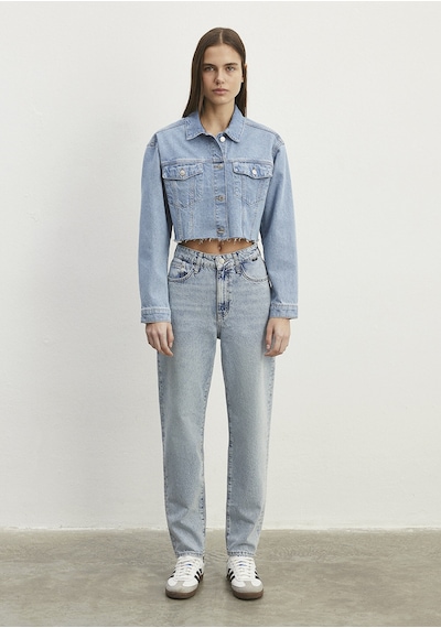 Mavi - Brenda 90lar İndigo Mavisi Jean Ceket 1110118-86443 Mavi