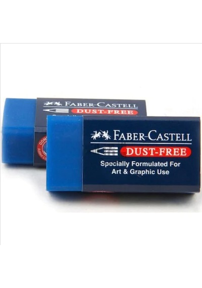 Faber Castell Mavi Sınav Silgisi Dust-free 3'lü 3 Adet