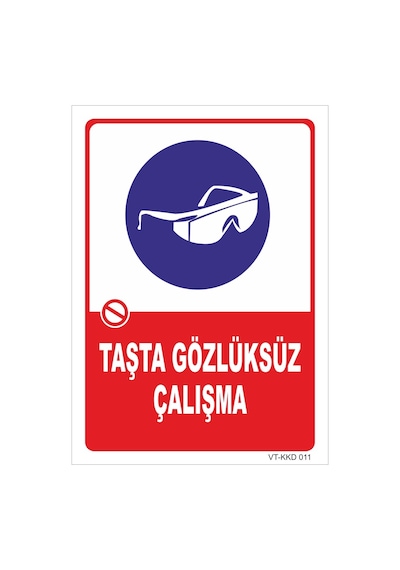 Taşta Gözlüksüz Çalışma- Isg Levhası