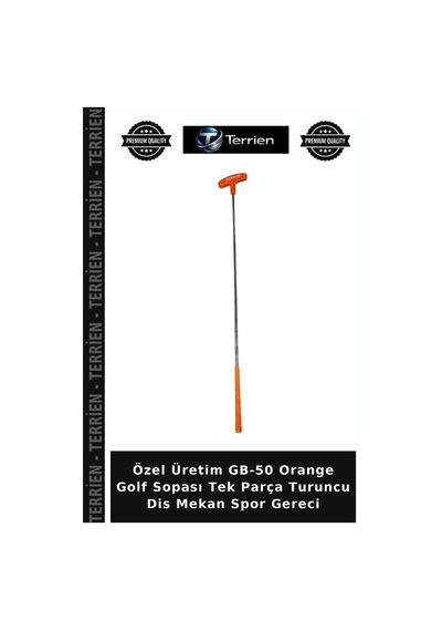 Özel Üretim Gb-50 Orange Golf Sopası Tek Parça Turuncu Dis Mekan Spor Gereci