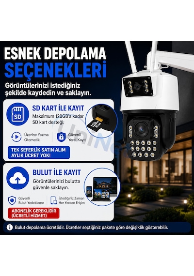 Uninet 42x Optik Zoom 8mp Çift Lensli Wifi Ptz Güvenlik Kamerası Gece Görüşü Ve 355 Dönebilen Ip Kamera