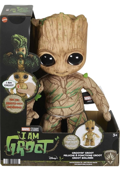 Marvel Groot Sesli ve Hareketli Pelüş Figür HJM23