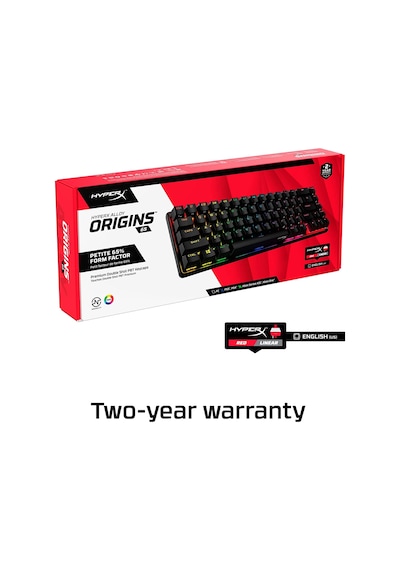 HyperX Alloy Origins 65 Red PBT Switch Mekanik US Oyuncu Klavye