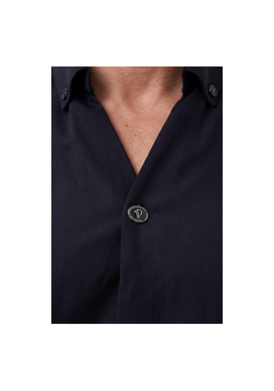 Deepsea Lacivert Slim Fit Kolay Ütülenebilir Açık Dik Yaka Likralı Erkek Gömlek 2602615 Deepsea Lacivert Slim Fit Kolay Ütülenebilir Açık Dik Yaka Likralı Erkek Gömlek 2602615