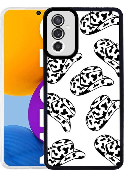 Samsung Uyumlu Galaxy M52 Kılıf Desenli Renkli Figürlü Kapak