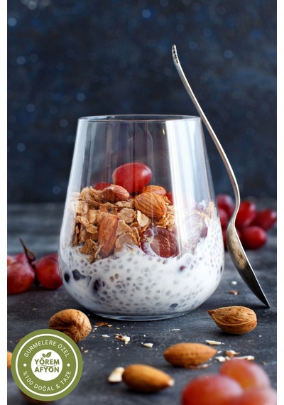 Yörem Afyon Diyetisyen Tavsiyeli Tokk Tutan Yaşamın Enerji Kaynağı Chia Tohumu Salvia Hispanica 80gr.