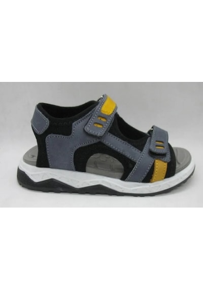 Toddler 386 Doğal Deri Anatomik Taban Çocuk Sandalet 26-30 Gri