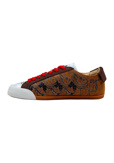 Kadın Vegan Deri Çok Renkli Sneakers - Alice İn Nowhere Tasarım
