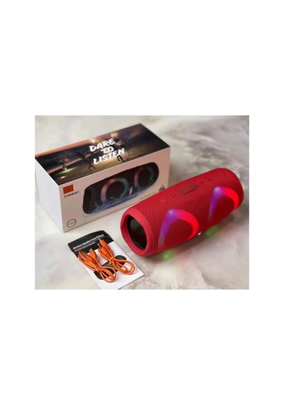 Bluetooth Speaker Şarjlı Taşınabilir Kablosuz Hoparlör Sd Kart Usb Aux Fm Radyo Charge5