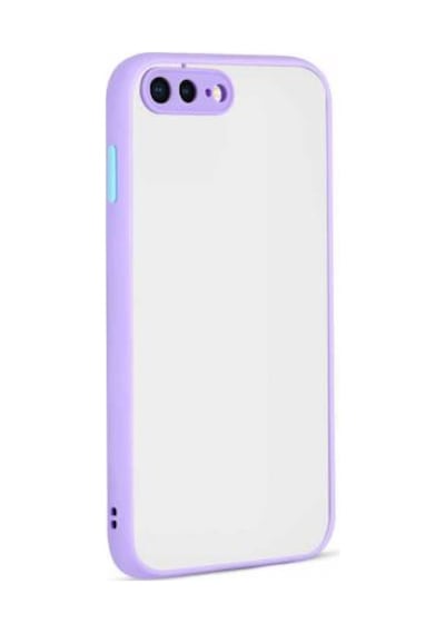 Apple Uyumlu iPhone 7 Plus Kılıf Zore Hux Düğme Ve Kapak Zıt Renk Kılıf