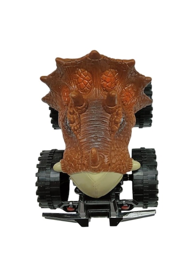 Sürtmeli Dinazor Robota Dönüşen Araba 14 Cm - Kahverengi