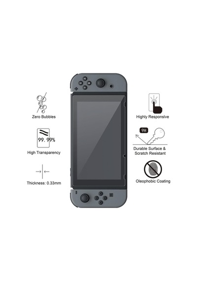 Ekran Koruyucu 2 Paket Nintendo Switch İle Çalışır - Şalter İçin Temperli Cam Ekran Koruyucu Kapak Aksesuarı, 9