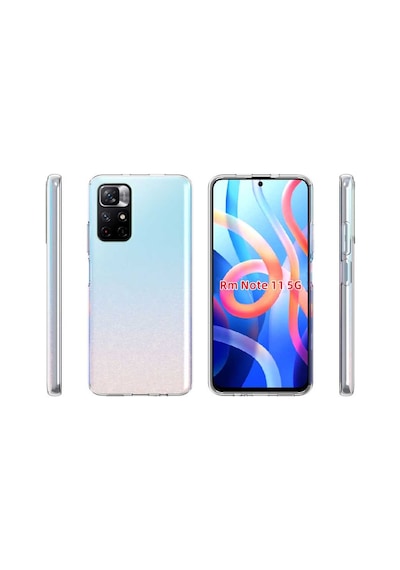 Zore Poco M4 Pro 5g Kılıf Nvth Süper Silikon Kapak - Renksiz
