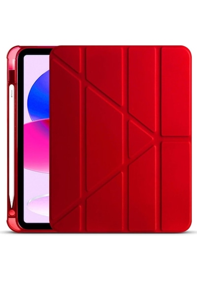 Apple Uyumlu iPad 11.nesil 2025 Kılıf Zore Tri Folding Kalem Bölmeli Standlı Kılıf Kapaklı Kılıf
