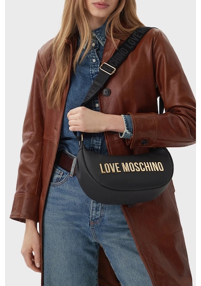Love Moschino Logolu Ayarlanabilir Askılı Çanta Bayan Çanta Jc4245pp1pkd0000 Siyah