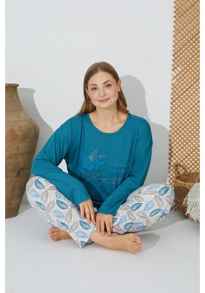 Estiva 24077 Kadın Uzun Kollu Pijama Takımı 001