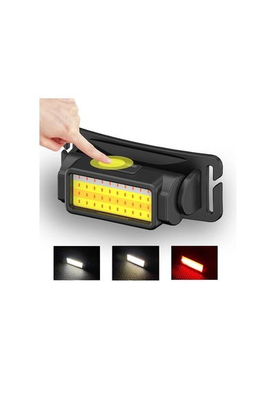 50 Cob Led Kafa Lambası Wt-650 Kırmızı